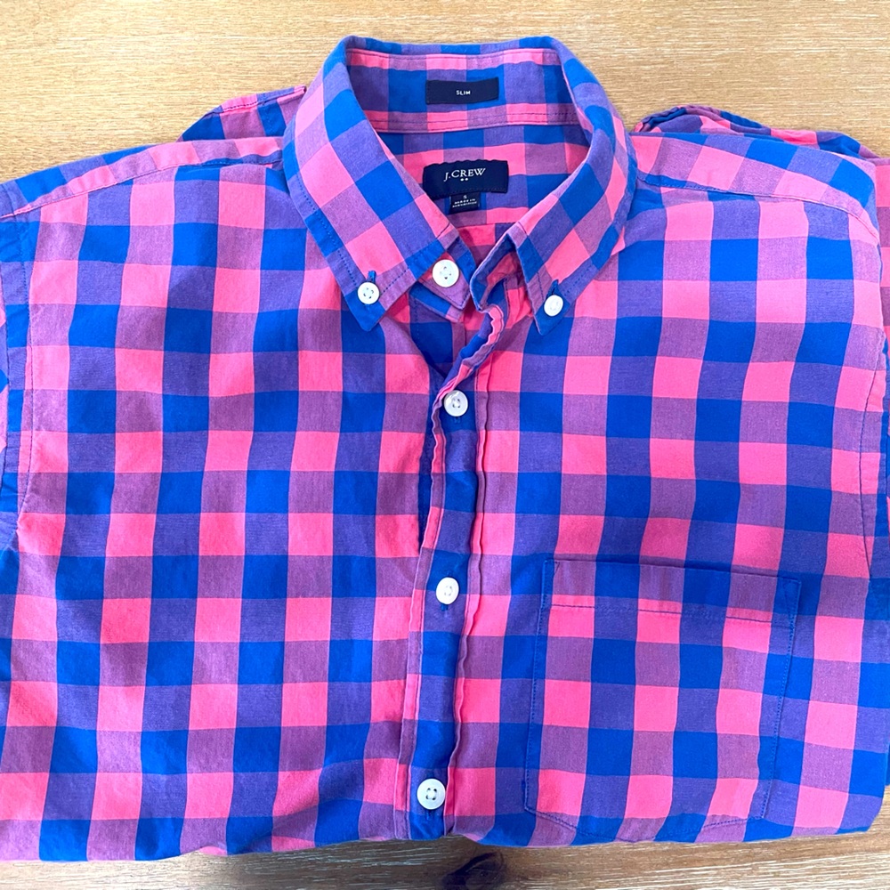 J. Crew Factory Long Sleeve Button Up Shirt (Slim)